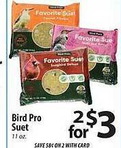 ACME Bird pro suet offer
