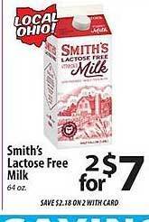 ACME Smith's lactose free milk offer