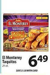 ACME El monterey taquitos offer