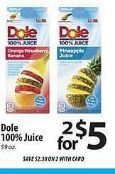 ACME Dole 100% juice offer