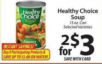 ACME Healthy choice soup offer