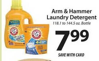 ACME Arm & hammer laundry detergent offer