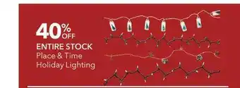 JOANN Place & time holiday lighting offer