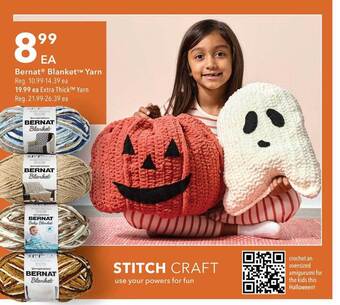JOANN Bernat blanket yarn offer