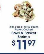 Price Rite Bowl & basket shrimp offer