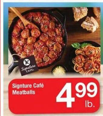 ACME Signature café meatballs offer