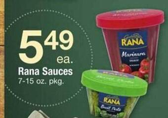 ACME Rana sauces offer