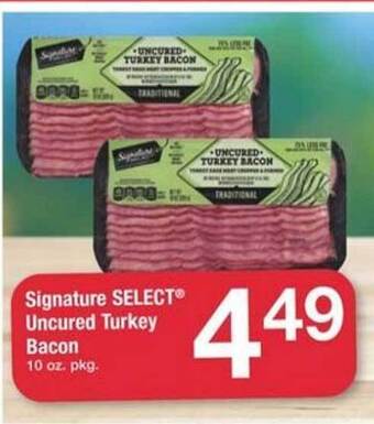 ACME Signature select uncured turkey bacon offer