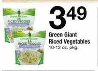 ACME Green giant riced vegetables offer