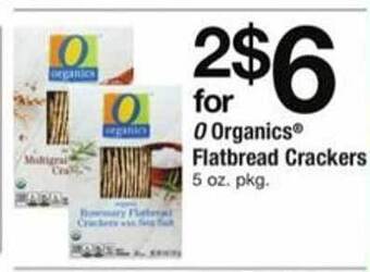 ACME O organics flatbread crackers offer