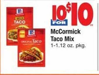 ACME Mccormick taco mix offer