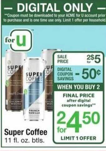 ACME Super coffee offer