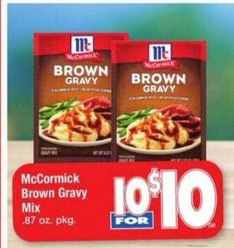 ACME Mccormick brown gravy mix offer