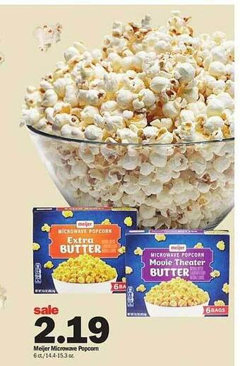 Meijer Meijer microwave popcorn offer