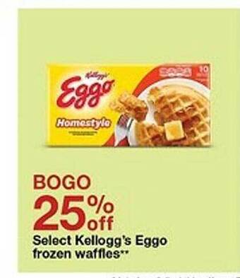 Target Select kellogg's eggo frozen waffles offer