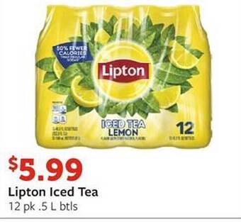 Fareway Lipton iced tea offer