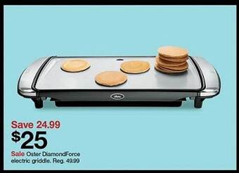 Target Oster diamondforce electric griddle offer