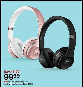 Target Beats solo' wireless on-ear headphones offer