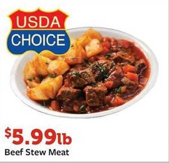 Fareway Beef stew meat offer