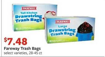 Fareway Fareway trash bags offer
