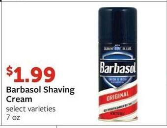 Fareway Barbasol shaving cream offer