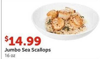 Fareway Jumbo sea scallops offer