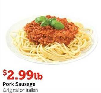 Fareway Pork sausage offer