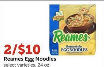 Fareway Reames egg noodles offer