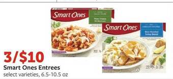 Fareway Smart ones entrees offer