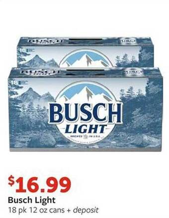 Fareway Busch light offer