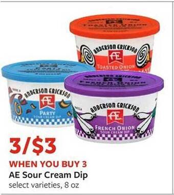 Fareway Ae sour cream dip offer