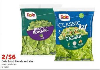 Fareway Dole salad blends and kits offer