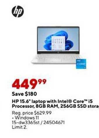 Staples Hp 15.6 offer