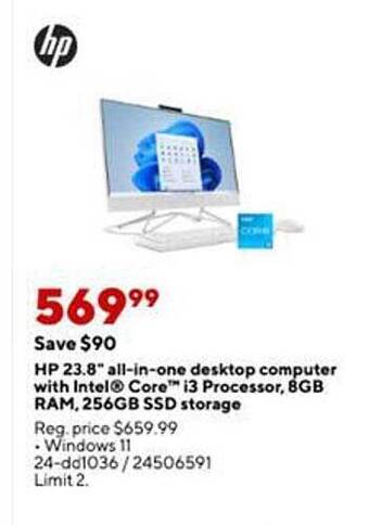 Staples Hp 23.8 offer