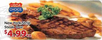 Fareway Usda choice new york strip steak offer