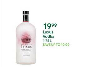 Publix Luxus vodka offer