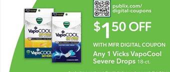Publix Vicks vapocool severe drops offer