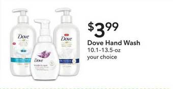 Publix Dove hand wash offer