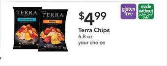 Publix Terra chips offer