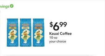Publix Kauai coffee offer