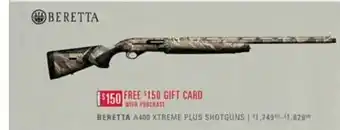 Scheels Beretta a400 xtreme plus shotguns offer