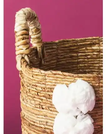 Home Goods 11x14 basket with pom poms offer