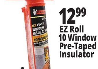 Ocean State Job Lot Ez roll 10 window pre-taped insulator offer