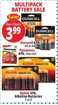 Ocean State Job Lot Batteries offer