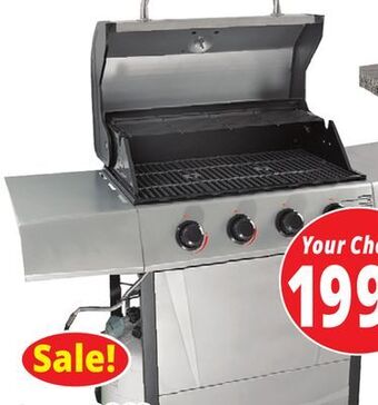 Ocean State Job Lot Grill boss 4-burner gas grill offer