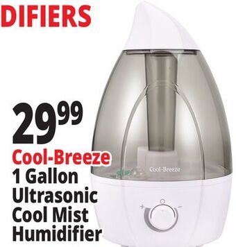 Ocean State Job Lot Cool~breeze® 25w ultrasonic cool mist humidifier, 1-gal offer