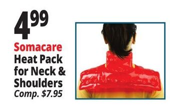 Ocean State Job Lot Somacare heat pack for neck & shoulders offer