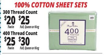 Ocean State Job Lot Sheet sets offer
