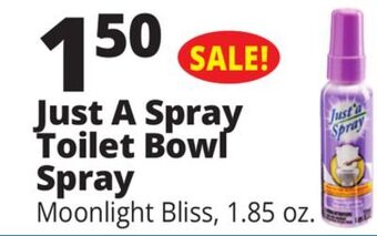 Ocean State Job Lot Just a spray toilet bowl spray offer