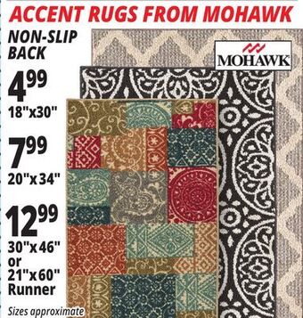 Ocean State Job Lot Mohawk accent rugs offer